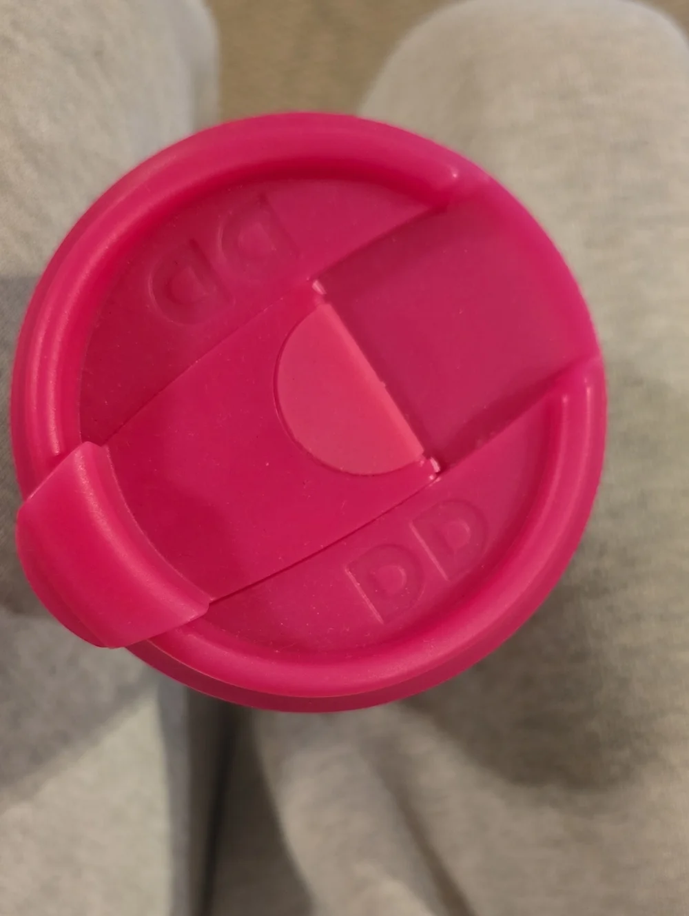 Dunkin Donuts Pink Lid Insulated Tumbler